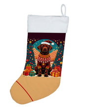 Load image into Gallery viewer, Chocolate Labrador Retriever Christmas Christmas Stocking