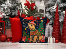 Load image into Gallery viewer, Lakeland Terrier Christmas Fabric Decorative Pillow