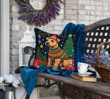Load image into Gallery viewer, Lakeland Terrier Christmas Fabric Decorative Pillow