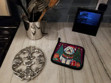 Load image into Gallery viewer, Old English Sheepdog Christmas Pot Holders - Set of 2 Decorative Kitchen Helpers | Made in the USA