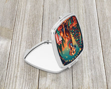 Load image into Gallery viewer, Rhodesian Ridgeback Christmas Compact Mirror – Stylish Purse Mirror with Artistic Covers