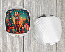 Load image into Gallery viewer, Rhodesian Ridgeback Christmas Compact Mirror – Stylish Purse Mirror with Artistic Covers