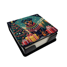 Load image into Gallery viewer, Rottweiler Christmas PU Leather Note Paper Holder
