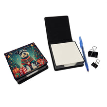 Load image into Gallery viewer, Schnauzer Christmas PU Leather Note Paper Holder