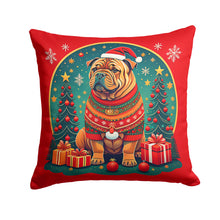 Load image into Gallery viewer, Shar Pei Christmas Fabric Decorative Pillow