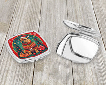 Load image into Gallery viewer, Shar Pei Christmas Compact Mirror – Stylish Purse Mirror with Artistic Covers