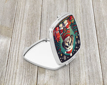 Load image into Gallery viewer, Shih Tzu Christmas Compact Mirror – Stylish Purse Mirror with Artistic Covers