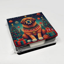 Load image into Gallery viewer, Tibetan Mastiff Christmas PU Leather Note Paper Holder