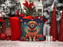 Load image into Gallery viewer, Tibetan Mastiff Christmas Throw Pillow - 14x14 Decorative Pillow – Art for Your Home &amp; Patio