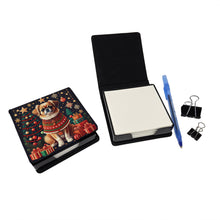 Load image into Gallery viewer, Tibetan Spaniel Christmas PU Leather Note Paper Holder