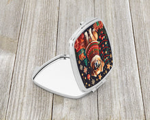 Load image into Gallery viewer, Tibetan Spaniel Christmas Compact Mirror – Stylish Purse Mirror with Artistic Covers