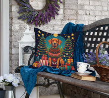 Load image into Gallery viewer, Vizsla Christmas Fabric Decorative Pillow