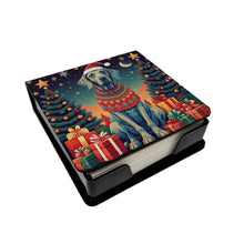 Load image into Gallery viewer, Weimaraner Christmas PU Leather Note Paper Holder