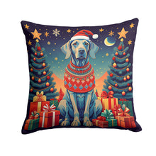 Load image into Gallery viewer, Weimaraner Christmas Fabric Decorative Pillow