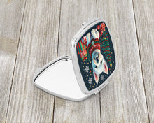 Load image into Gallery viewer, Westie Christmas Compact Mirror – Stylish Purse Mirror with Artistic Covers