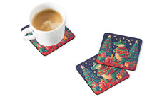 Load image into Gallery viewer, Alligator Christmas Foam Coaster