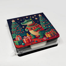 Load image into Gallery viewer, Alligator Christmas PU Leather Note Paper Holder