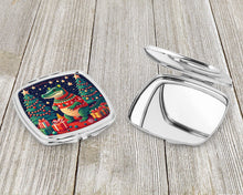 Load image into Gallery viewer, Alligator Christmas Compact Mirror – Stylish Purse Mirror with Artistic Covers