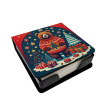 Load image into Gallery viewer, Bear Christmas PU Leather Note Paper Holder