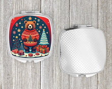 Load image into Gallery viewer, Bear Christmas Compact Mirror – Stylish Purse Mirror with Artistic Covers