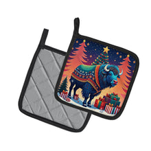 Load image into Gallery viewer, Buffalo Christmas Pot Holders - Set of 2 Decorative Kitchen Helpers | Made in the USA