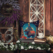 Load image into Gallery viewer, Buffalo Christmas Fabric Decorative Pillow