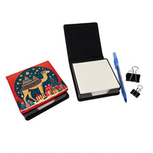 Load image into Gallery viewer, Camel Christmas PU Leather Note Paper Holder