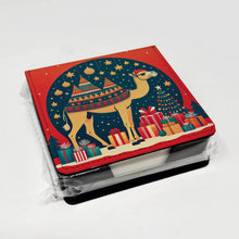 Load image into Gallery viewer, Camel Christmas PU Leather Note Paper Holder