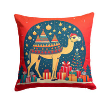 Load image into Gallery viewer, Camel Christmas Throw Pillow - 14x14 Decorative Pillow – Art for Your Home &amp; Patio