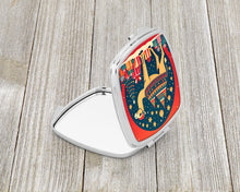 Load image into Gallery viewer, Camel Christmas Compact Mirror – Stylish Purse Mirror with Artistic Covers