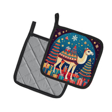Load image into Gallery viewer, Camel Christmas Pot Holders - Set of 2 Decorative Kitchen Helpers | Made in the USA