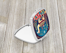 Load image into Gallery viewer, Camel Christmas Compact Mirror – Stylish Purse Mirror with Artistic Covers