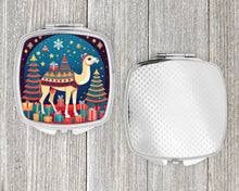 Load image into Gallery viewer, Camel Christmas Compact Mirror – Stylish Purse Mirror with Artistic Covers