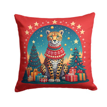 Load image into Gallery viewer, Cheetah Christmas Fabric Decorative Pillow