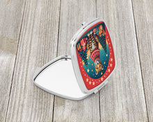 Load image into Gallery viewer, Cheetah Christmas Compact Mirror – Stylish Purse Mirror with Artistic Covers