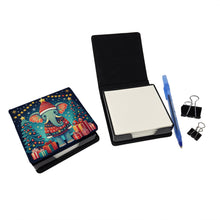 Load image into Gallery viewer, Elephant Christmas PU Leather Note Paper Holder