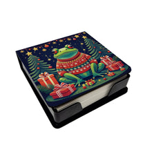 Load image into Gallery viewer, Frog Christmas PU Leather Note Paper Holder
