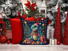 Load image into Gallery viewer, Gecko Christmas Fabric Decorative Pillow