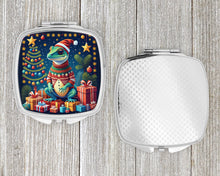 Load image into Gallery viewer, Gecko Christmas Compact Mirror – Stylish Purse Mirror with Artistic Covers