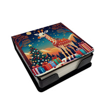 Load image into Gallery viewer, Giraffe Christmas PU Leather Note Paper Holder