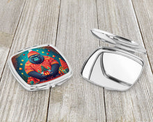 Load image into Gallery viewer, Gorilla Christmas Compact Mirror – Stylish Purse Mirror with Artistic Covers