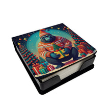 Load image into Gallery viewer, Gorilla Christmas PU Leather Note Paper Holder