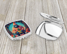 Load image into Gallery viewer, Gorilla Christmas Compact Mirror – Stylish Purse Mirror with Artistic Covers