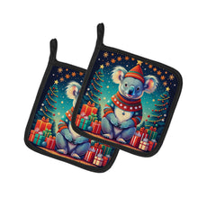 Load image into Gallery viewer, Koala Christmas Pot Holders - Set of 2 Decorative Kitchen Helpers | Made in the USA