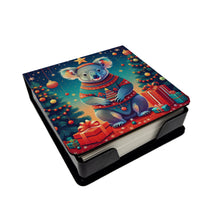 Load image into Gallery viewer, Koala Christmas PU Leather Note Paper Holder