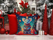 Load image into Gallery viewer, Koala Christmas Fabric Decorative Pillow