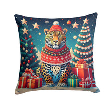 Load image into Gallery viewer, Leopard Christmas Fabric Decorative Pillow