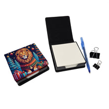 Load image into Gallery viewer, Lion Christmas PU Leather Note Paper Holder