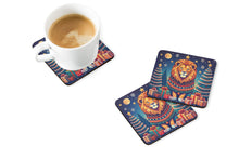 Load image into Gallery viewer, Lion Christmas Foam Coaster