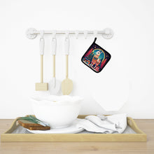 Load image into Gallery viewer, Llama Christmas Pot Holders - Set of 2 Decorative Kitchen Helpers | Made in the USA